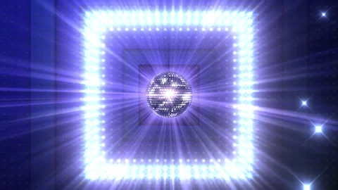 Mirror Ball 21c LED Wall 5 Box Fa1 Vídeos de archivo 165791126