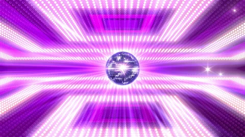 Mirror Ball 21c LED Wall 5 Box Fd2 Vídeos de archivo 165792343