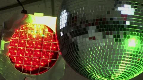 Mirror Ball and Dance Light Video stock 10896210