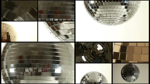 Mirror ball composition background Stock Footage 25509873