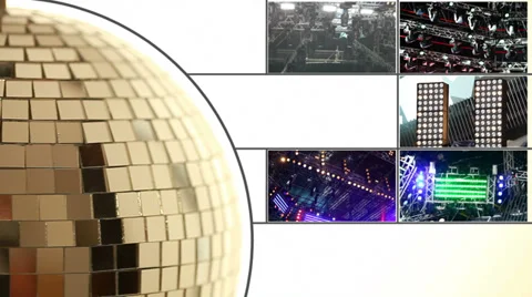 Mirror ball (composition) Stock Footage 32203468