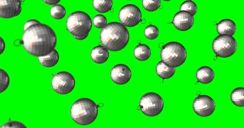 Mirror ball falling slow motion Stock Footage 88697146