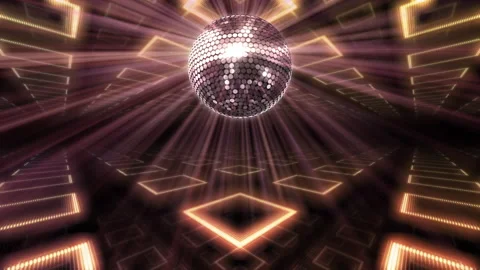 Mirror Ball LED Floor Disco Club Dance Party 21c 0D F2a Vidéo 166140825