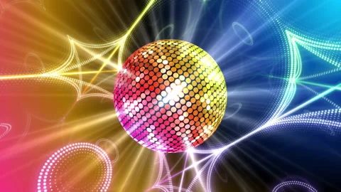 Mirror Ball LED Room Disco Club Dance Party 21c 2C BaT1 Vidéo 166232907