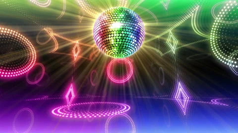 Mirror Ball LED Room Disco Club Dance Party 21c 2C AbR1 Vidéo 166236239