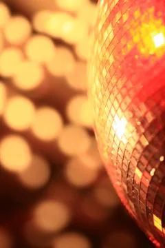 Mirror ball lights Stock Photos