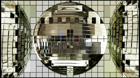 Mirror ball - Test pattern Stock Footage 8826697