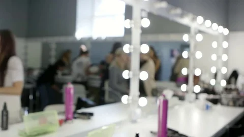 Mirror in the beauty salon 库存影片 81287951