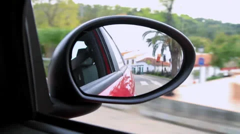 Mirror car Video stock 22979075