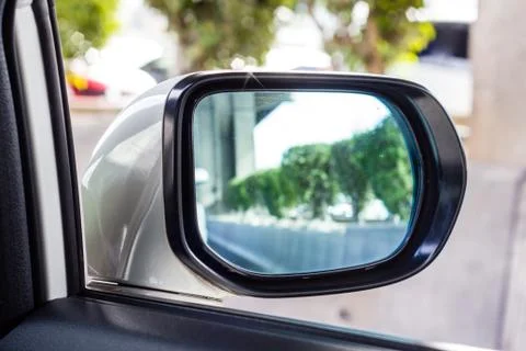 Mirror of the car Stock Photos