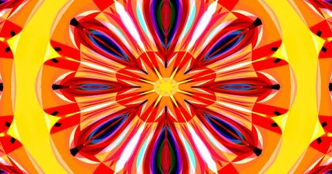 Mirror Circle Circular Abstract Groovy Retro Pattern Background Illustrazione stock