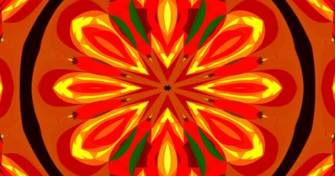 Mirror Circle Circular Abstract Groovy Retro Pattern Background Stock Illustration
