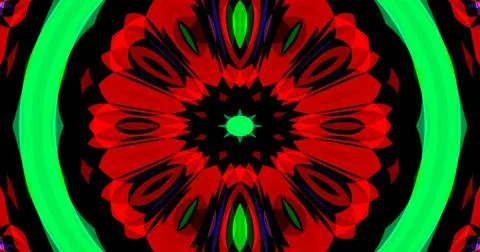 Mirror Circle Circular Abstract Groovy Retro Pattern Background Illustrazione stock