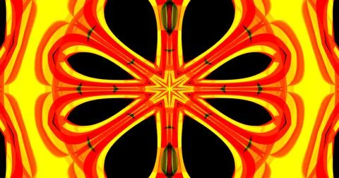 Mirror Circle Circular Abstract Groovy Retro Pattern Background イラスト素材