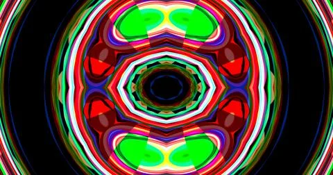 Mirror Circle Circular Abstract Groovy Retro Pattern Background Illustrazione stock
