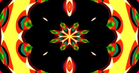 Mirror Circle Circular Abstract Groovy Retro Pattern Background Illustrazione stock