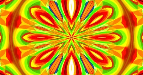 Mirror Circle Circular Abstract Groovy Retro Pattern Background Illustrazione stock