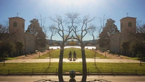 Mirror City Background  Stock Footage 100072441