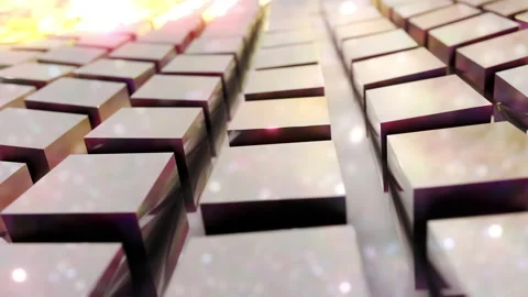 Mirror cubes Stock Footage 162816267