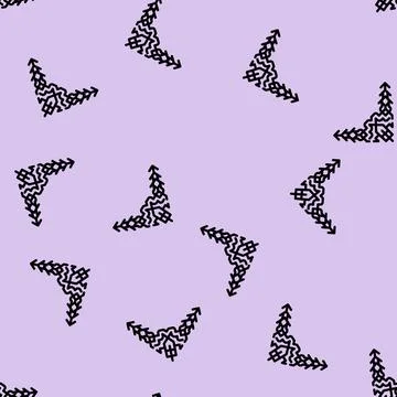 Mirror decoration corner line vector seamless pattern Stock Illustration