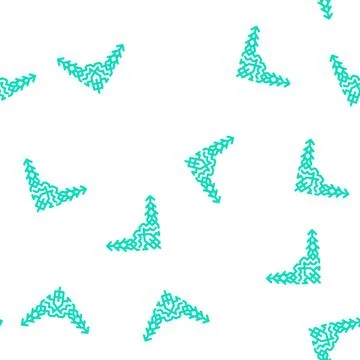 Mirror decoration corner vector seamless pattern Stock Illustration