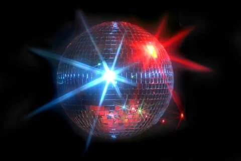 Mirror disco ball Stock Illustration