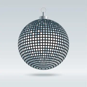 Mirror disco ball 库存插图