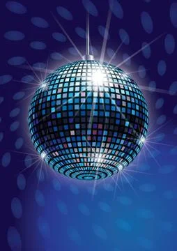 Mirror disco ball 스톡 일러스트