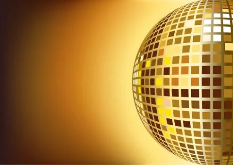 Mirror Disco Ball Stock Illustration