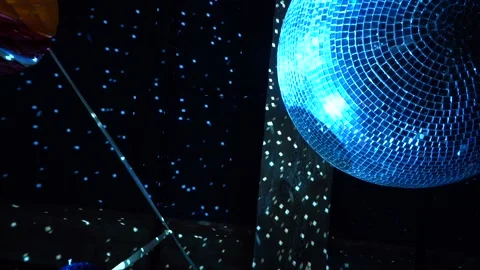 Mirror Disco ball under the ceiling 動画素材 144721918