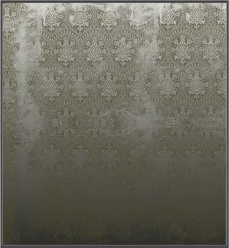 Mirror etched victorian Stock Illustration