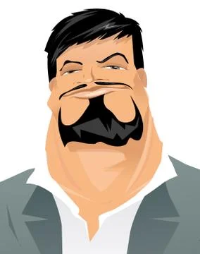 Mirror face Illustrazione stock