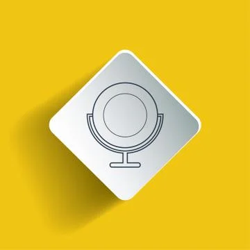 Mirror icon Stock Illustration