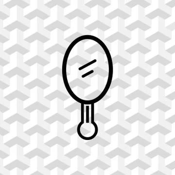 Mirror icon stock vector illustration flat design イラスト素材