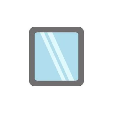 Mirror icon vector basic design simple and modern イラスト素材