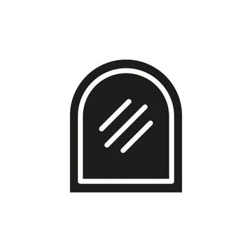 Mirror icon vector design templates simple and modern Stock Illustration