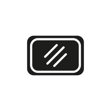 Mirror icon vector design templates simple and modern Stock Illustration