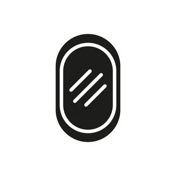 Mirror icon vector design templates simple and modern Stock Illustration