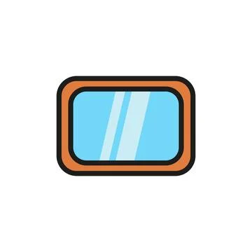 Mirror icon vector design templates simple and modern Stock Illustration