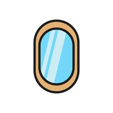 Mirror icon vector design templates simple and modern Stock Illustration