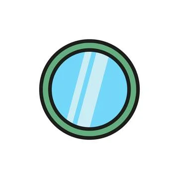 Mirror icon vector design templates simple and modern Stock Illustration