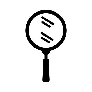 Mirror icon vector Stock Illustration