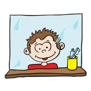 Mirror Stock Illustration