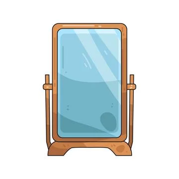 Mirror illustration Stock Illustration