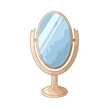 Mirror illustration Stock Illustration