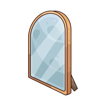 Mirror illustration Stock Illustration