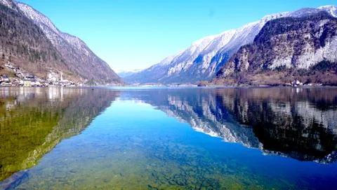 Mirror lake view Stock Photos