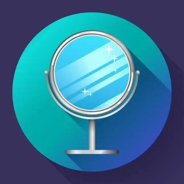 Mirror for make up Stock Illustration