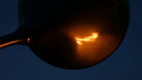 Mirror motorcycle glare fire Stock Footage 147554437