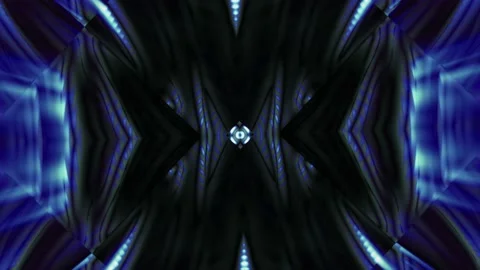 Mirror pattern matt color kaleidoscopic Stock Footage 201331351